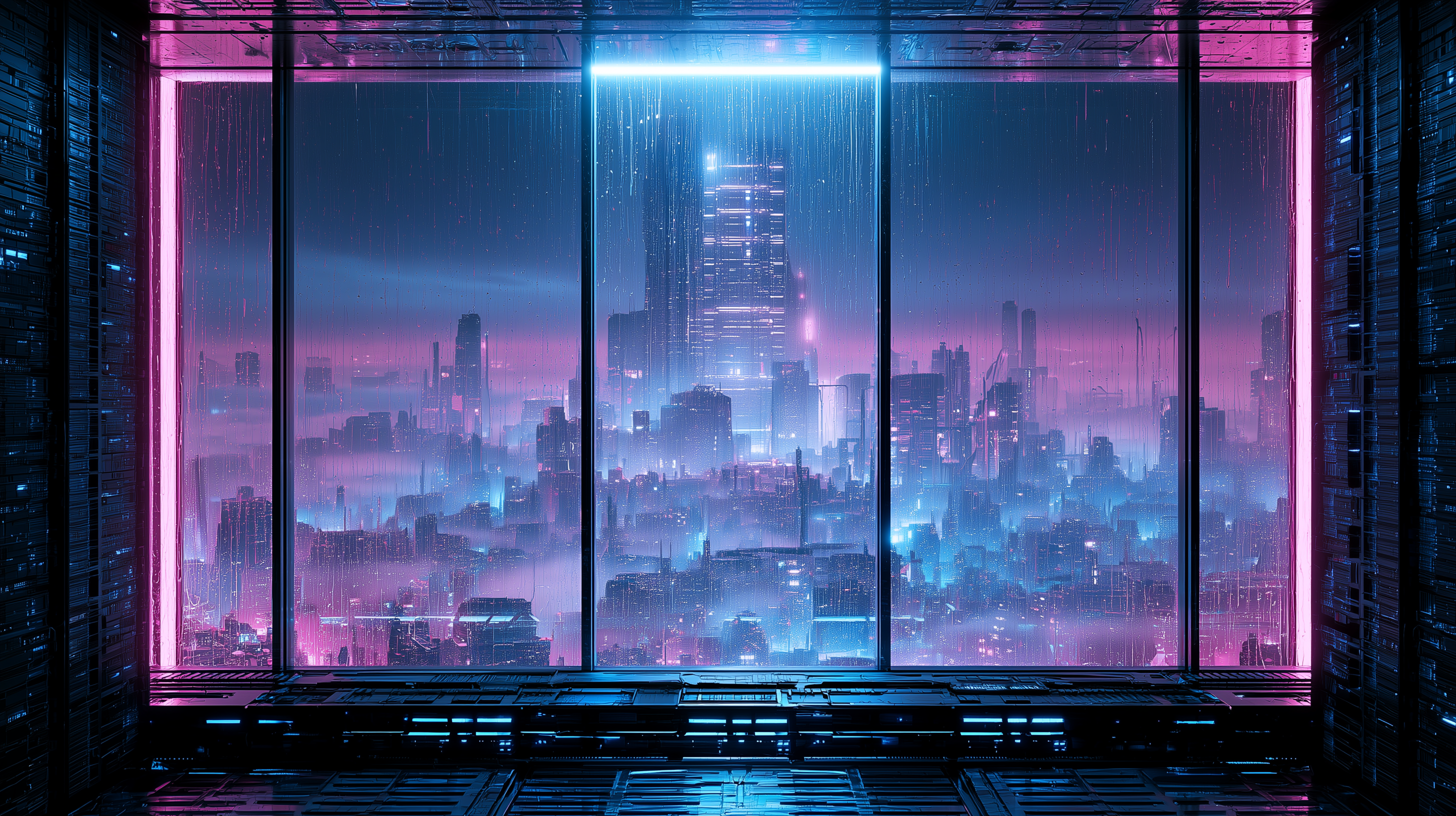 Glass Towers, a Sector of The Architecture